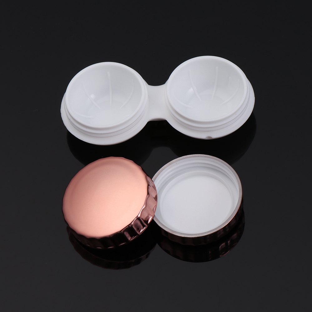 Cute Portable Mini Reflective Travel Holder Contact Lens Box