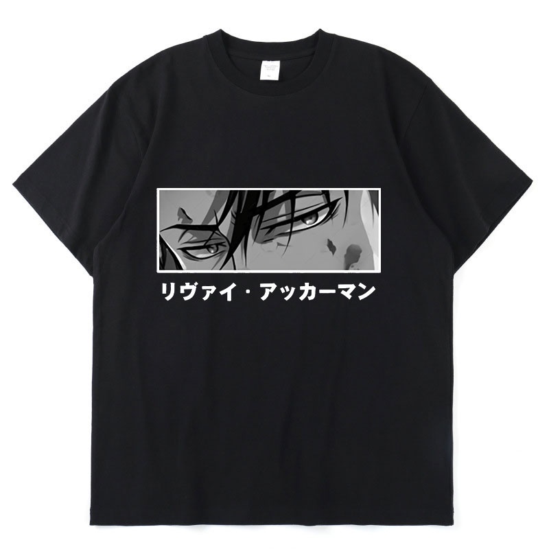 Áo Phông Anime Attack on Titan Levi Ackerman Eye Manga độc đẹp giá rẻ siêu HOT bán chạy mẫu mới độc quyền