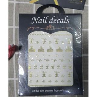 [ảnh thật] sticker dán móng , nail sticker design móng tay