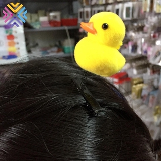 Kẹp Tóc Ba Chiều Hình Chú Vịt Vàng Nhỏ JP6