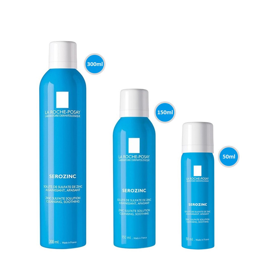 Xịt khoáng da dầu mụn La Roche Posay SEROZINC ( 150mL )