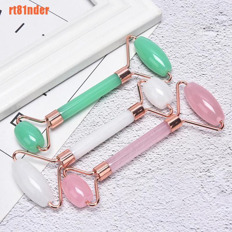 Cây Lăn Mát Xa Hai Đầu Bằng Ngọc Bích Chăm Sóc Da