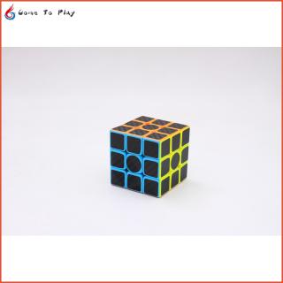 Z-Cube 3×3 Speed Cube Carbon Fiber Sticker Smooth Magic Cube Puzzle Brain Teasers