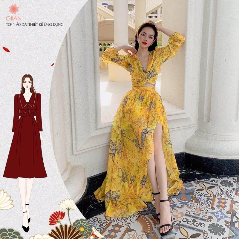 Pass Váy maxi siêu đẹp Giian
