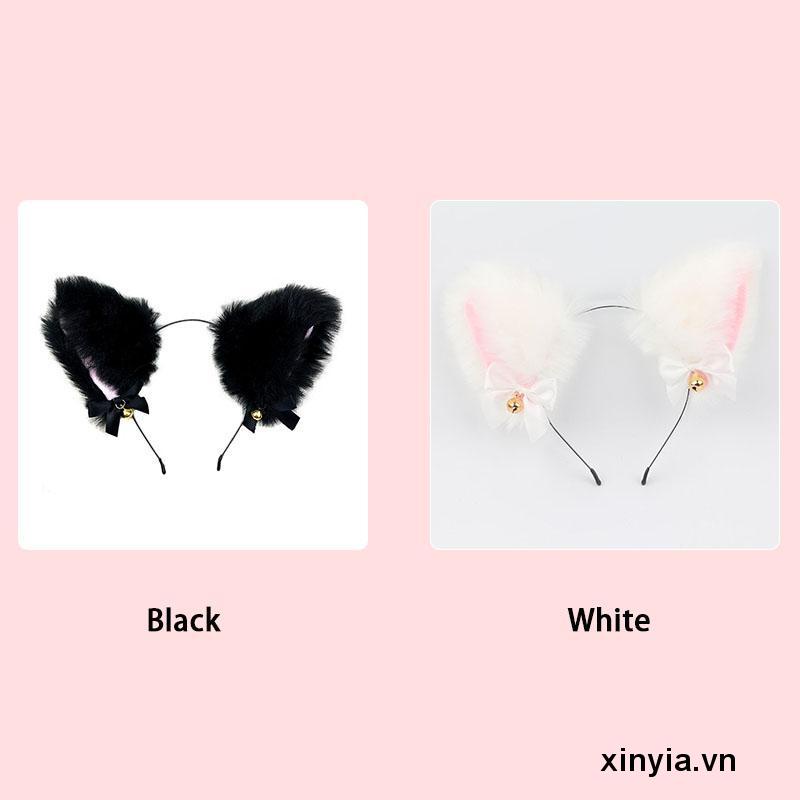 Băng Đô Cài Tóc Hình Tai Mèo Dễ Thương Thiết Kế Thời Trang Cho Nữ