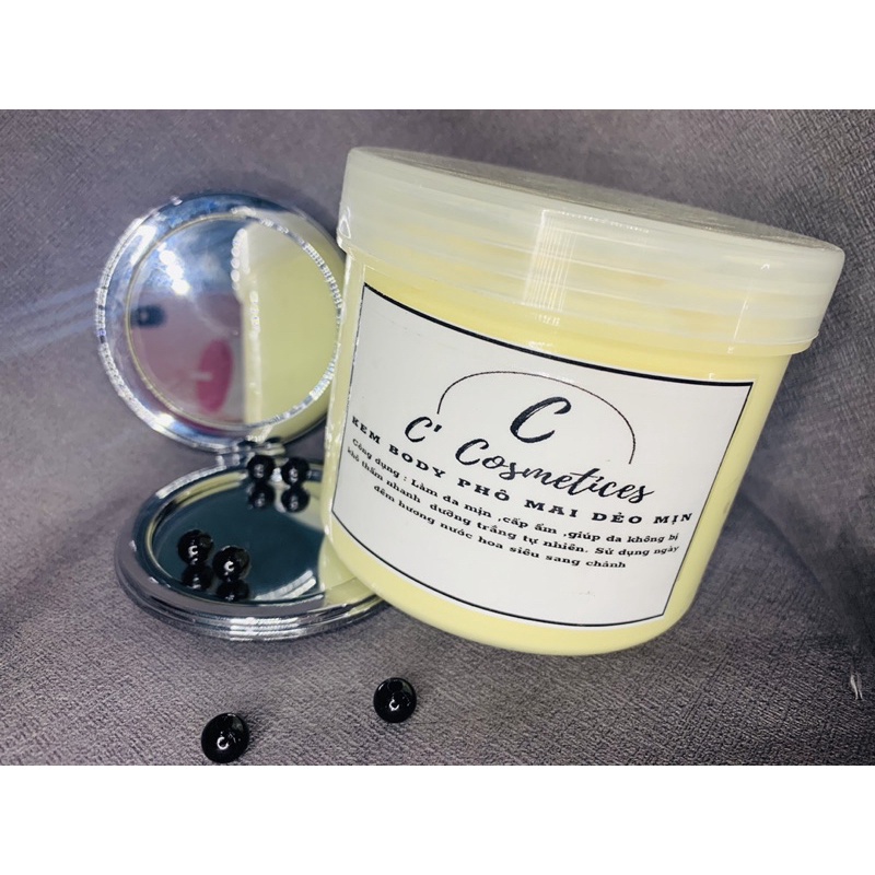 500G Kem dưỡng trắng da body COLLAGEN handmade dành cho da chai lỳ giúp bật tone trắng sáng mềm mịn, cung cấp dộ ẩm