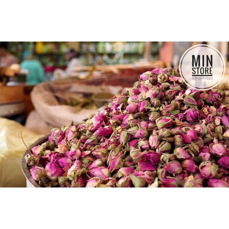 NỤ HOA HỒNG Đà Lạt Sấy khô 100g (Tặng trà hoa nhài khi mua từ 200g)