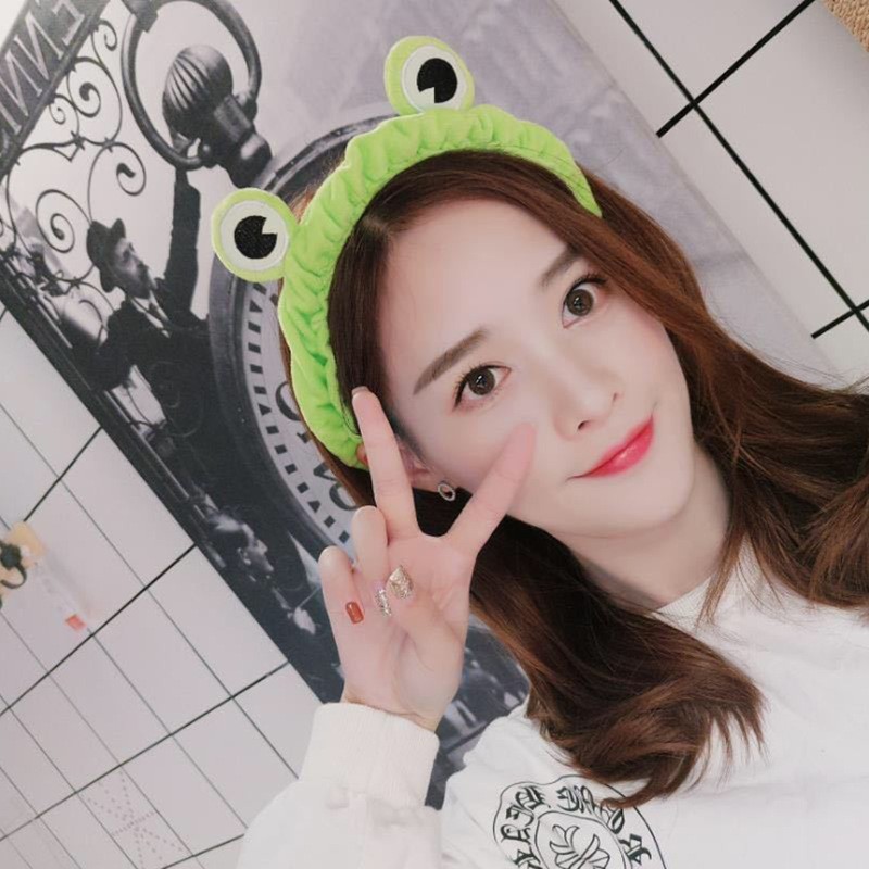 Băng đô/ Cài tóc hình chú ếch phong cách Hàn Quốc xinh xắn cho nữ