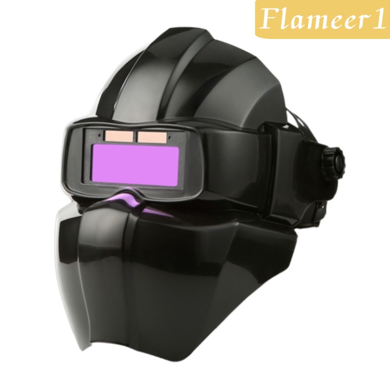 [Flameameer1] Mũ Bảo Hiểm Hàn Điện Năng Lượng Mặt Trời Tự Động Tối Có Thể Điều Chỉnh