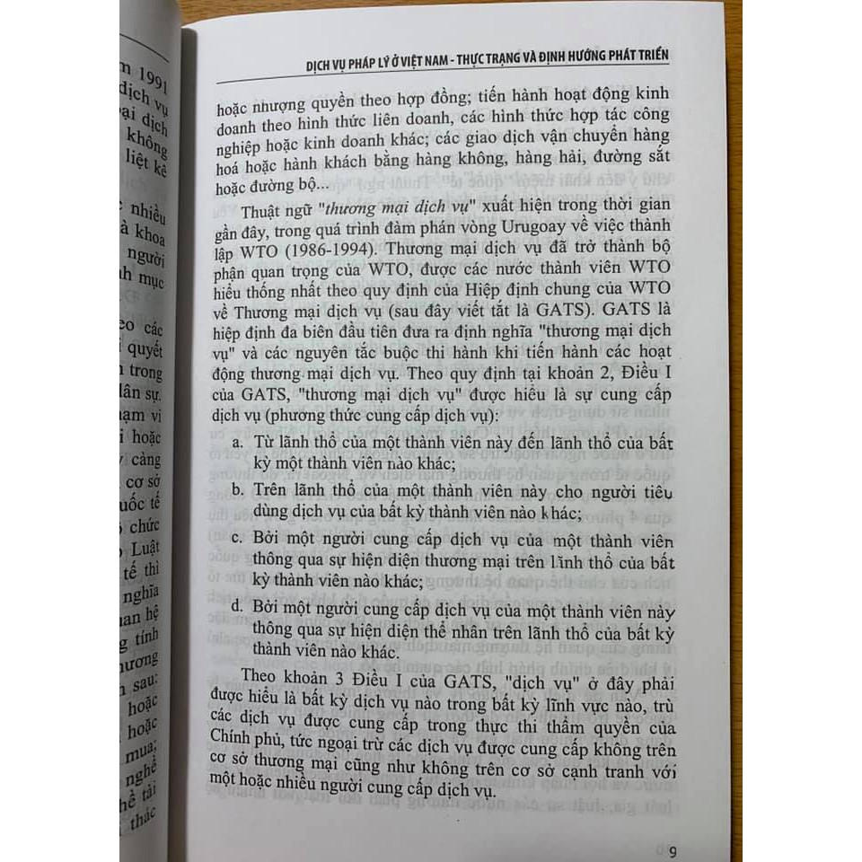 Sách - Dịch vụ pháp lý ở Việt Nam-thực trạng và định hướng phát triển