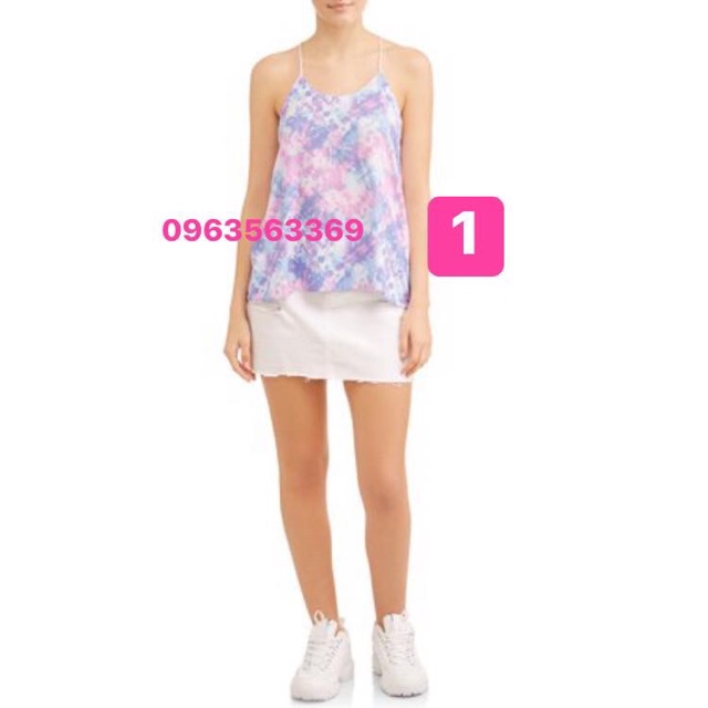 Áo lanh 2 dây sợi bún xuất Mỹ - xuất dư xịn