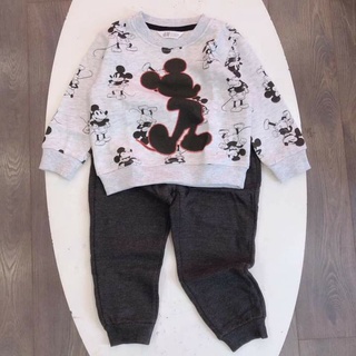 Bộ nỉ Hm xuất nhiều Mickey nhỏ cho bé 1,5-6y