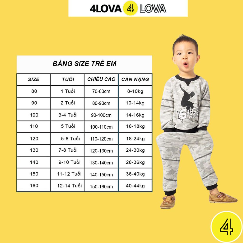 [Mã FARSBR151 giảm 10% đơn 99K] Áo giữ nhiệt 4LOVA thu đông dài tay cổ cao cho bé trai – 4LOVA >>> top1shop >>> shopee.vn