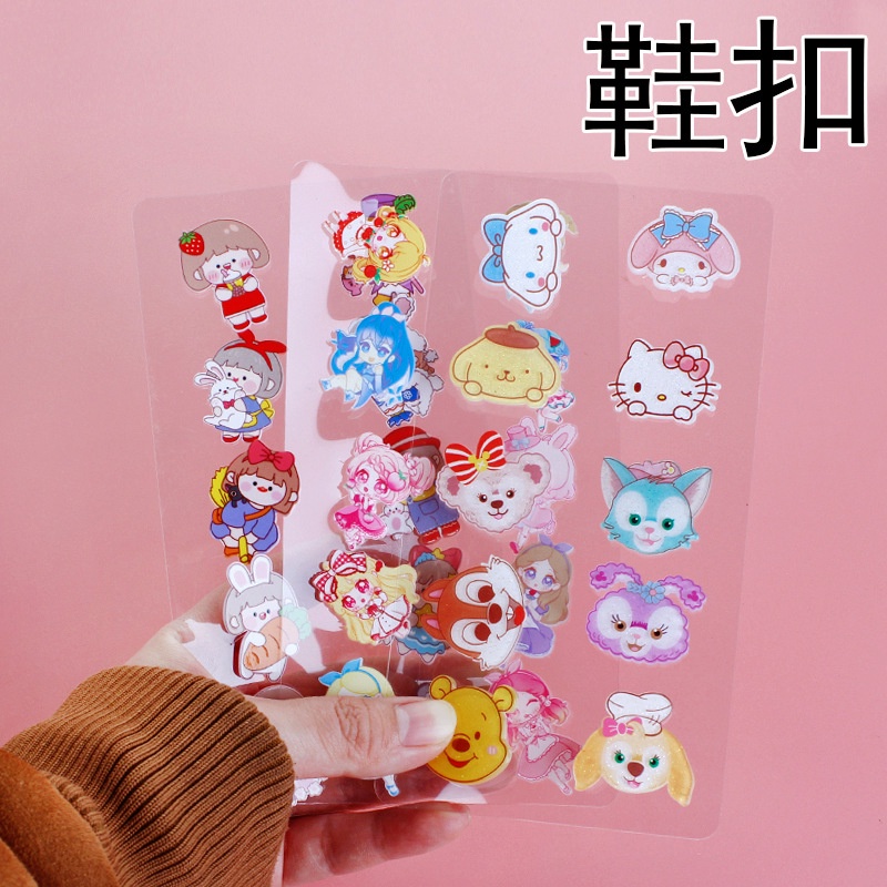 Jibitz Bộ 10 Phụ Kiện Hình Anime Demon Slayer Shoe Charm Kuromi Jibitz croc Cho Giày Phụ Nữ