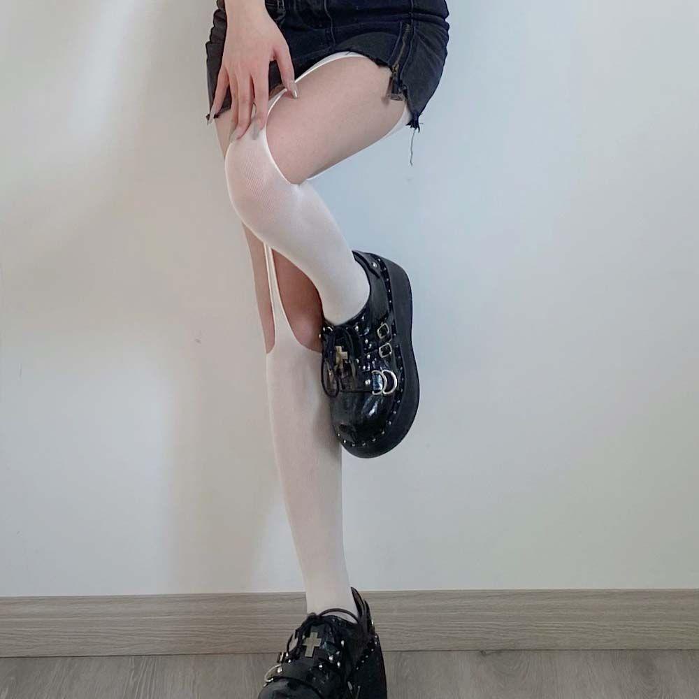 OCEANMAP Quần Tất Lưới Siêu Mỏng Phong Cách Lolita Gợi Cảm Cho Nữ