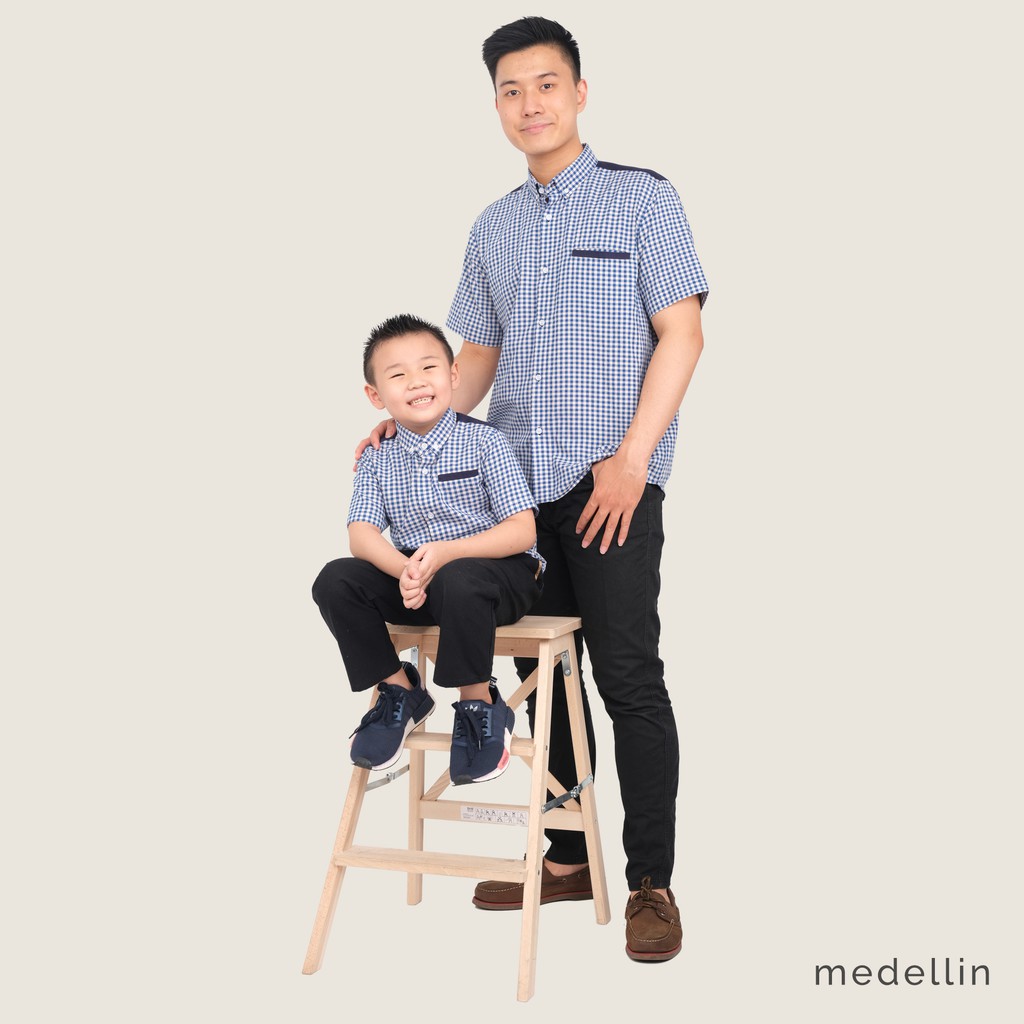 Áo Thun Tay Ngắn In Chữ Medellin Father And Daughter 1016 & 2016