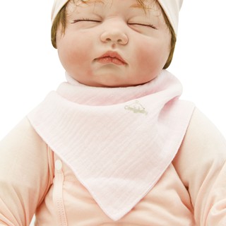 Set 1 yếm tam giác cho bé giữ ấm cổ từ sơ sinh tới 1 tuổi - 2 lớp vải Muslin cotton 100% - Comfybaby