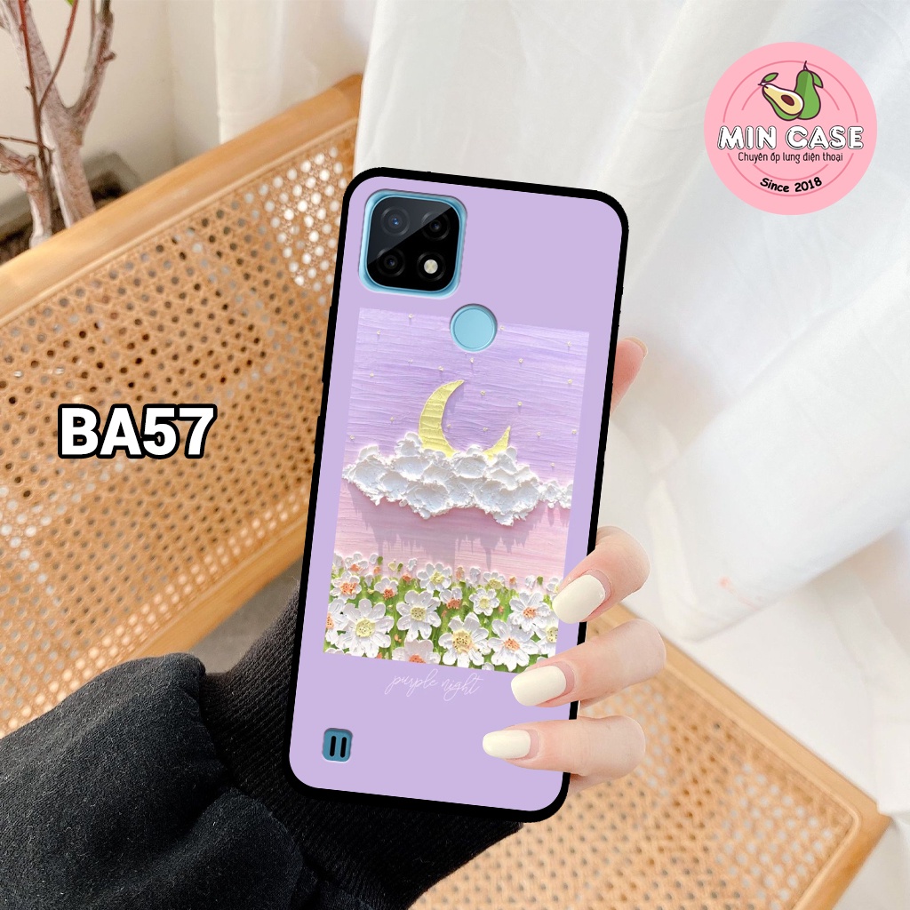 Ốp lưng điện thoại REALME in hình hoa sáp màu cho Realme C21/ C21Y/ C11/ C12/ C15/ C20