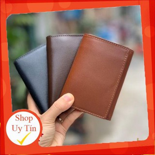 Hàng Cao Cấp🔥Ví Da Mini Gập 3, Dáng Đứng🔥 Da Thật 🔥 Nhiều Ngăn Tiện Dụng, Full Hộp - VD851