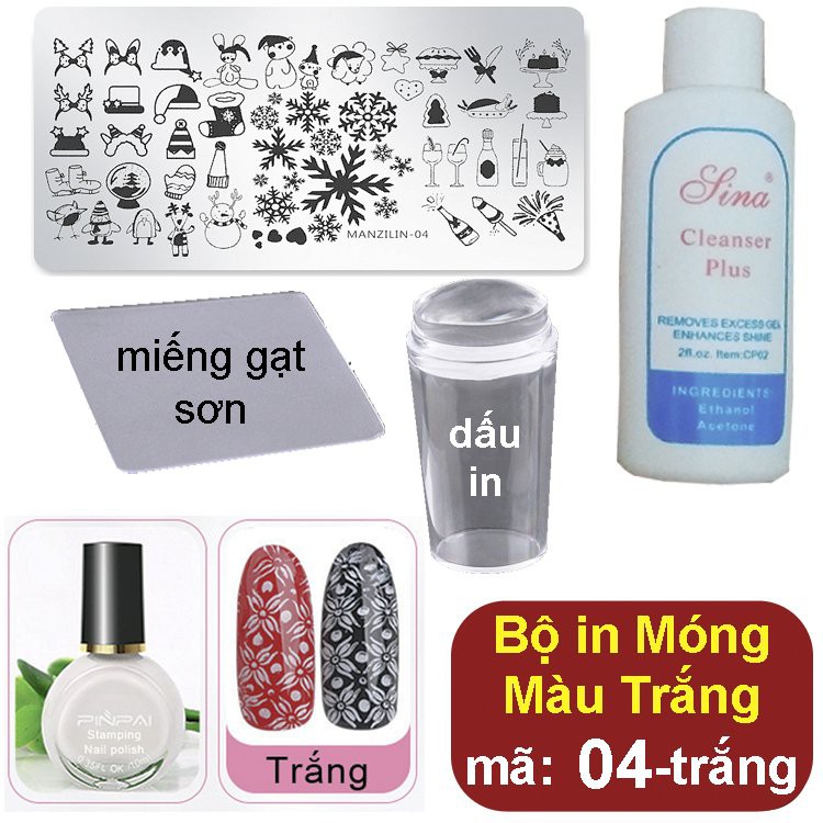 Bộ Khuôn in hình lên Móng Tay,móng chân làm nail thật dễ (mã 04)