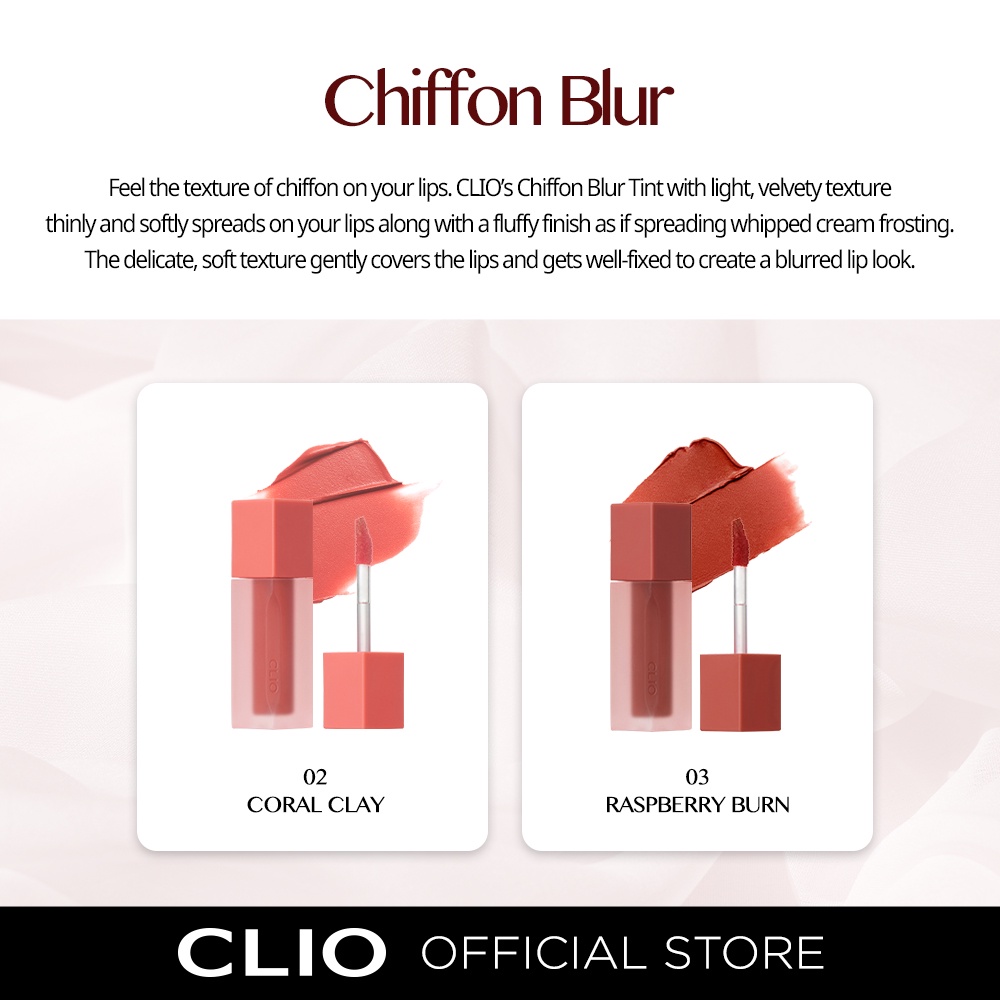 Son tint chiffon CLIO mờ mini 1.3g