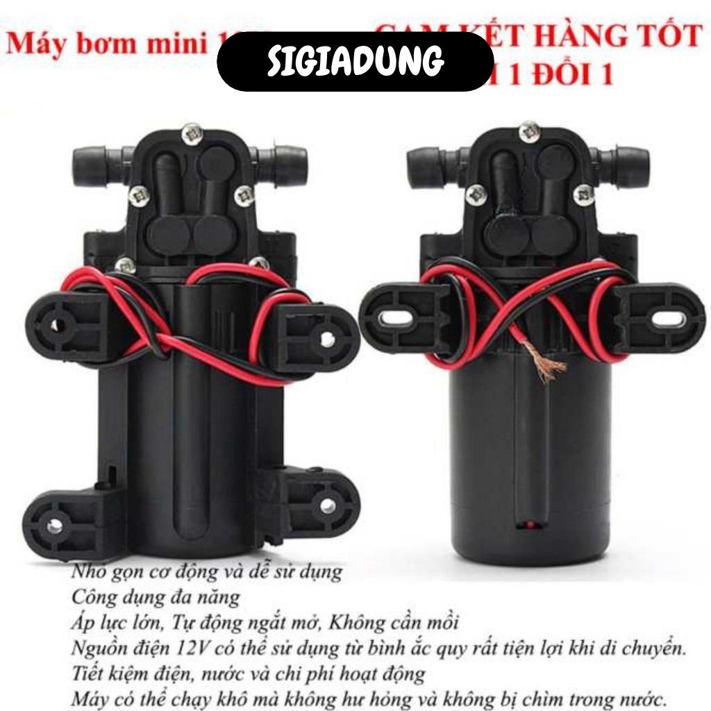 [SGD] Máy Bơm Nước Mini - Máy Tăng Áp Lực Nước 12V Làm Sạch Xe Hơi, Sạch Thảm, Sạch Nền 3259