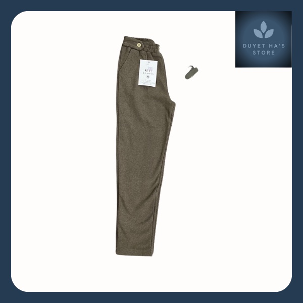 Quần dài nỉ nữ, quần nỉ tăm dáng baggy chất umi tăm cực co giãn thoải mái