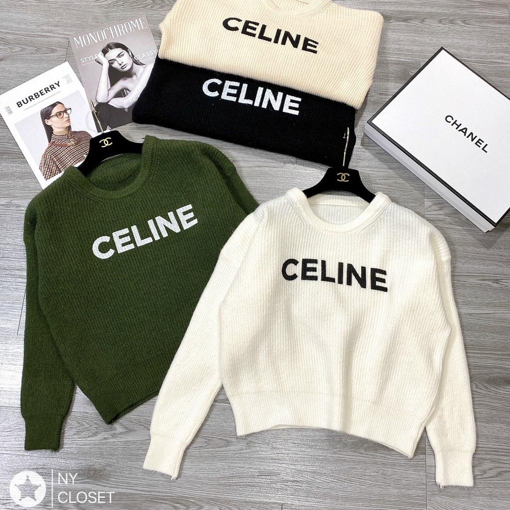 Áo len form rộng, áo len lông nữ cổ tròn len lông phẩy họa tiết in chữ phom to mặc thoải mái mix gì cũng đẹp hàng QCCC | BigBuy360 - bigbuy360.vn