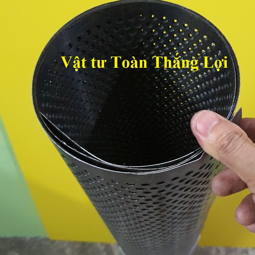 (Khổ cao 1M x dài 2M ) Tôn dầu đột lỗ tròn 4ly, 6ly, 8ly chất lượng