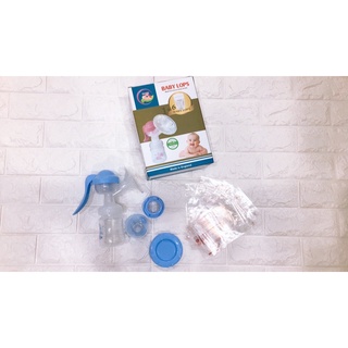 Máy Hút Sữa, Máy Vắt Sữa bằng tay Baby Lops tặng kèm 6 túi trữ sữa