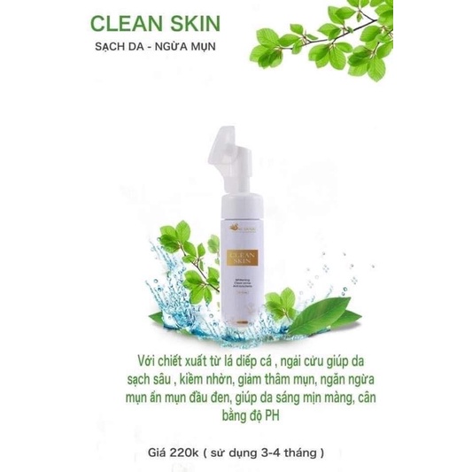 Sửa rửa mặt cọ Sắc dược