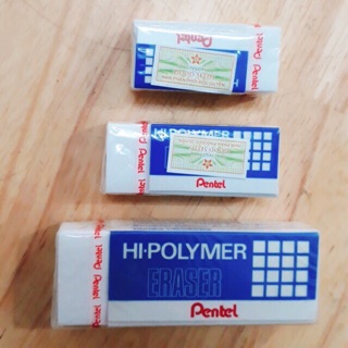 Gôm tẩy Pentel chính hãng Hi Polymer Eraser ZEH03 ZEH05 ZEH10