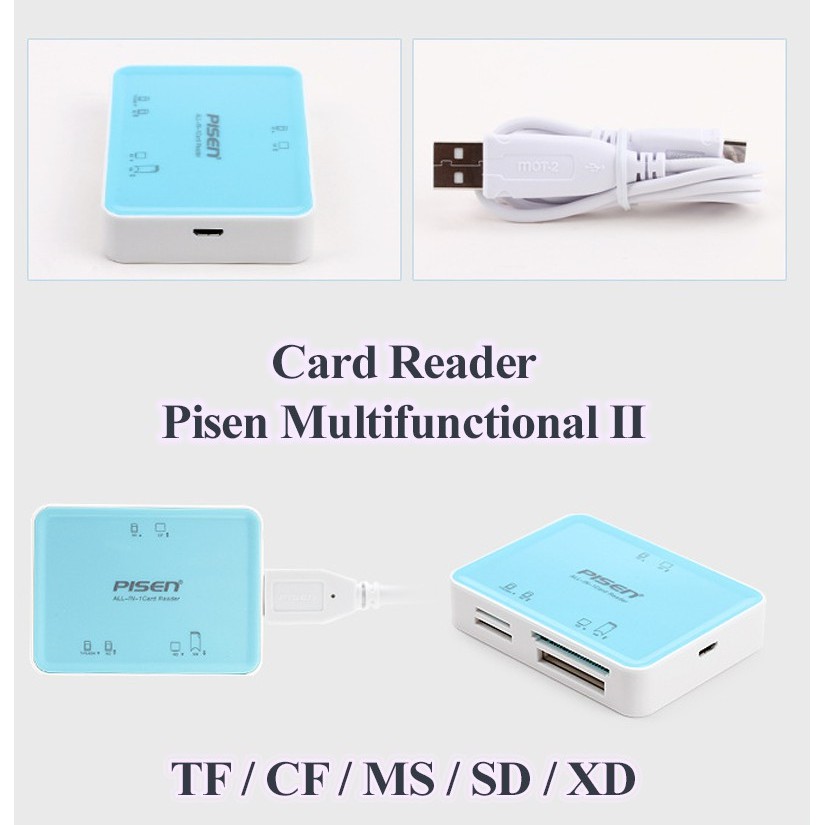 Đầu đọc thẻ đa năng Pisen Multifunctional II