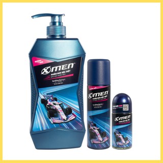 Bộ KIT 3 Sản Phẩm X-men Phiên Bản Đặc Biệt - Dầu Gội 650G + Xịt Khử Mùi 100ML + Lăn Khử Mùi 50ML
