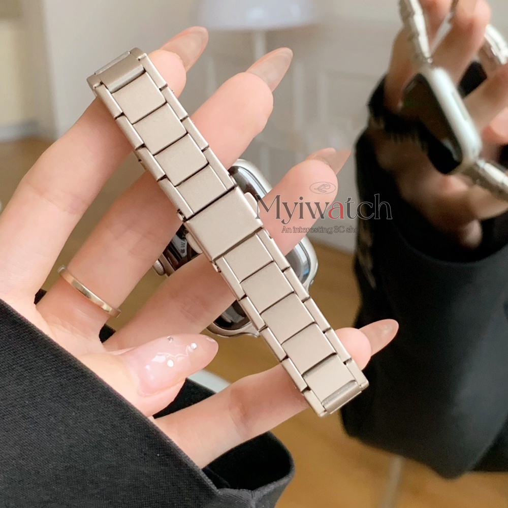 Dây Đeo Kim Loại Mỏng Sang Trọng Cho iwatch 45mm 41mm 40mm 44mm 42mm 38mm 7 6 5 4 SE 3 2 1