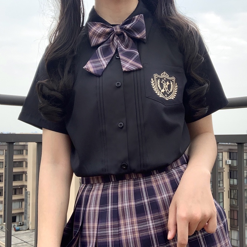 Áo sơ mi - Blouse Brand Mật Ong Hạt Dẻ - Áo Đen kẻ sọc #Blouse #Somi