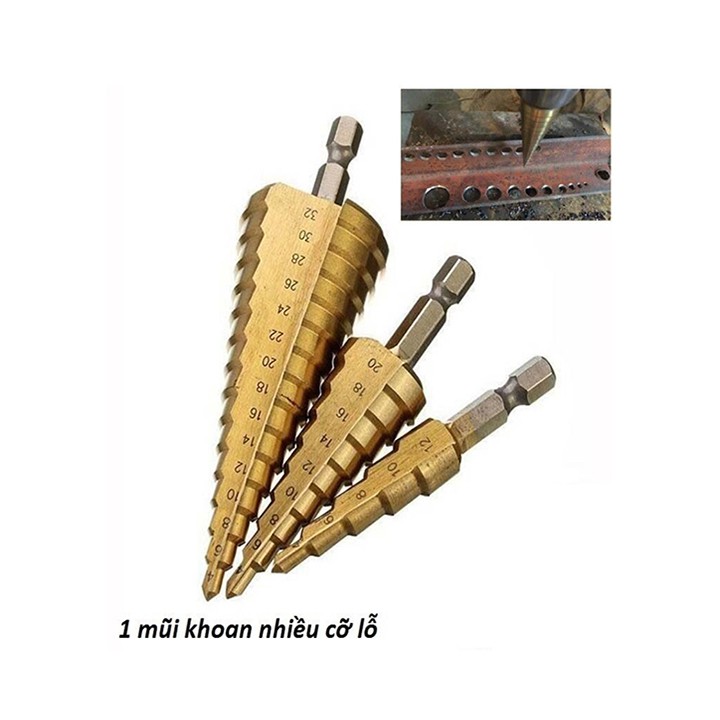 Mũi Khoan Tháp - Mũi Khoan Bước