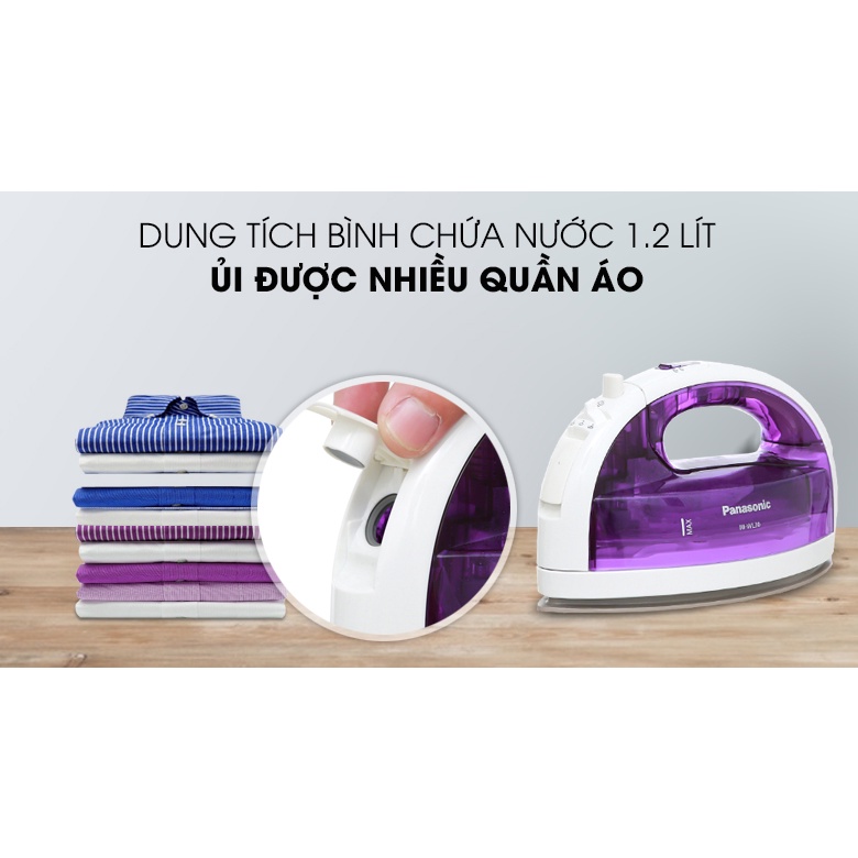 NI-WL30VRA - Bàn Ủi Hơi Nước Không Dây Panasonic NI-WL30VRA