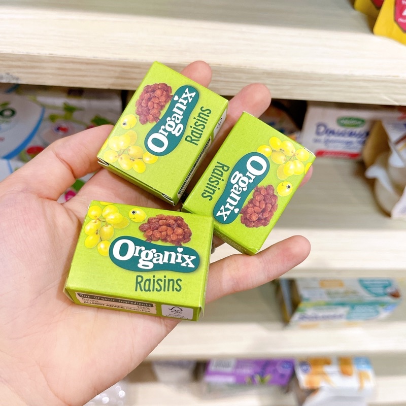 Nho Khô Hữu Cơ Organix Raisins Giúp Bé Tăng Chất Xơ, Vitamin Cho Bé Từ 12m