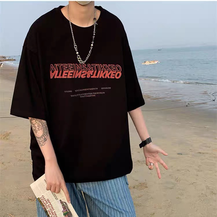 Áo thun nam nữ form rộng tay lỡ unisex chất mềm mịn AT 529