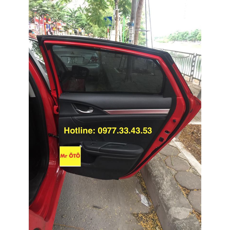 Rèm Che Nắng Xe Honda Civic 2017-2020 Hàng Loại 1 MR Ô TÔ