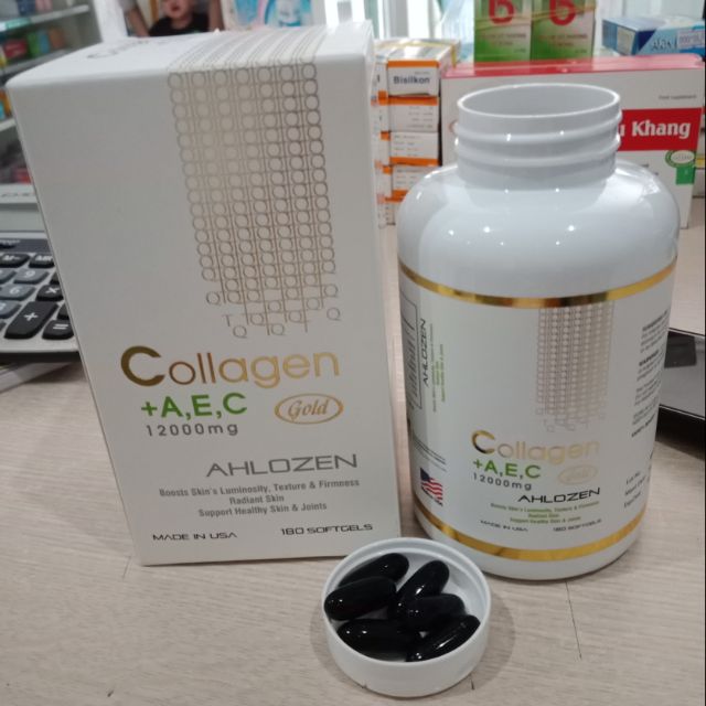 Viên uống đẹp da Collagen + A E C gold