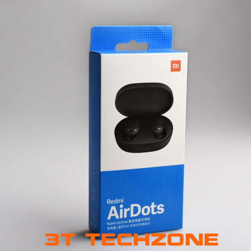 Tai nghe không dây Xiaomi - Redmi Airdots Đen - Bluetooth 5.0, Pin 12 tiếng [ hàng có sẵn ]