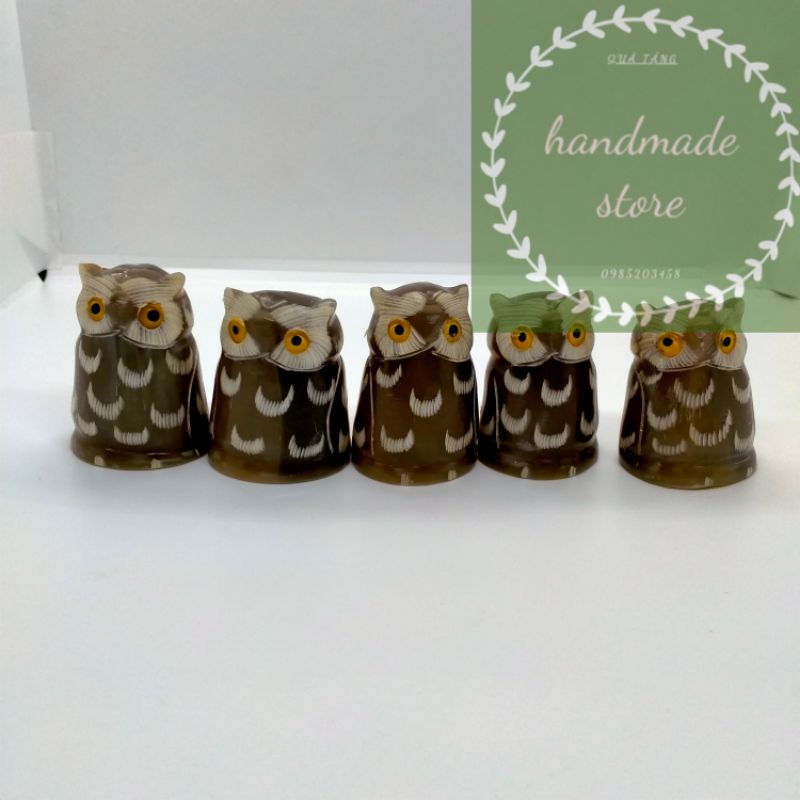 Cú mèo sừng mang lại may mắn (5,5-6,5cm) - món quà ý nghĩa