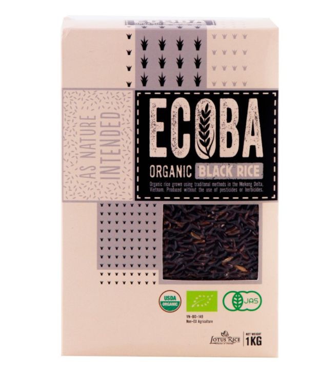 Gạo Hữu Cơ Huyền Mễ Ecoba 1kg