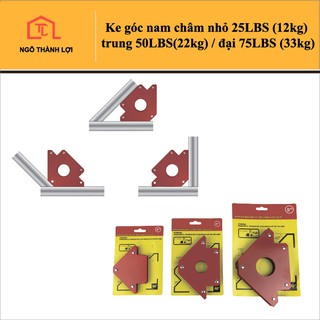 Ke góc nam châm nhỏ 25lbs / trung 50lbs / đại 75lbs - ke góc có nam châm