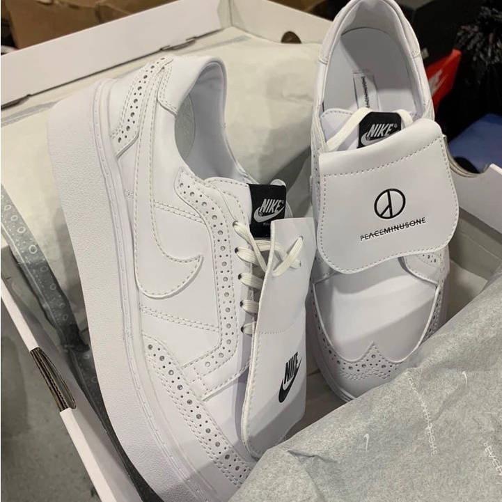 Giày Sneaker Nam Nữ Kwondo 1 G-Dragon Peaceminusone ‘Triple White’ DH2482-100 Màu Trắng