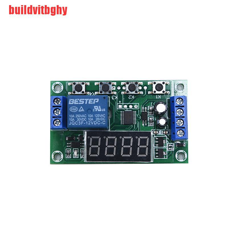 {buildvitbghy}DC 12V 5A YYC-2S Adjustable LED Delay Relay Module Timer Control Switch Board OSE