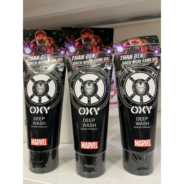 OXY Deep Wash  khẻ vàng - Kem rửa mặt có hạt sạch sâu 100g