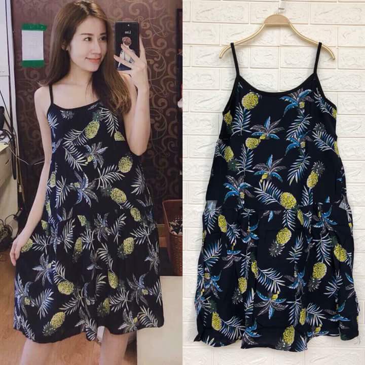 Váy Lanh 2 Dây Chất Mát Nhiều Mẫu Xinh Duyên Dáng